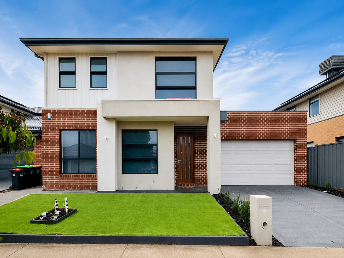 Front elevation at street level